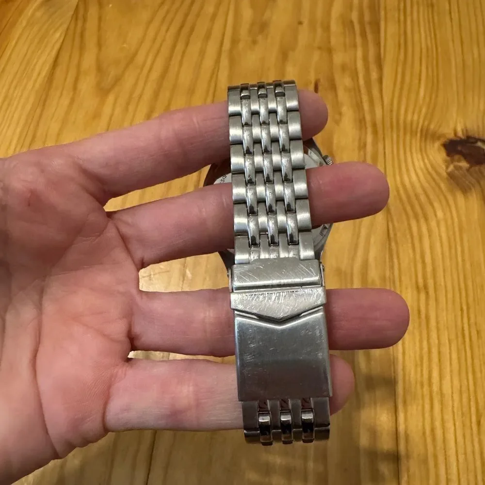 Eddie Bauer Men’s Watch - Dual Time, 5ATM O874 Silver